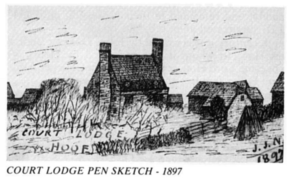 Court Lodge (Pen Sketch 1897)